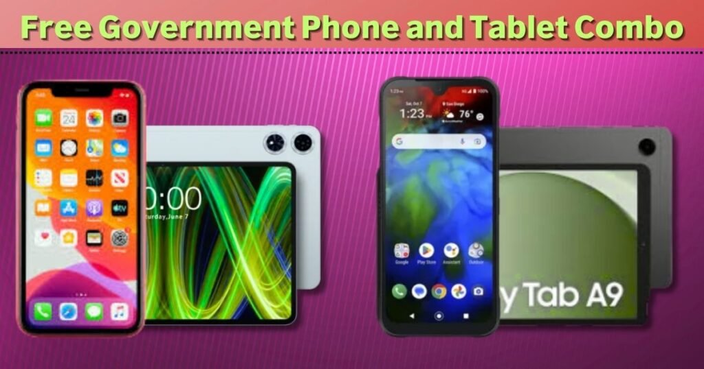 free government phone and tablet combo Samsung
