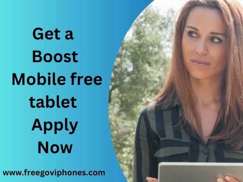 Boost Mobile free tablet